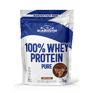 BLUEBOOSTER - 100% WHEY PROTEIN PURE 1kg - CHOCOLATE
