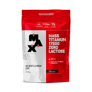 MAX MASS ZERO LACTOSE 2.4KG CHOCOLATE