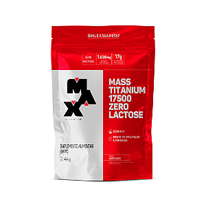 MAX MASS ZERO LACTOSE 2.4KG MORANGO