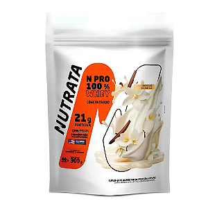 NUT PROTEINA NPRO WHEY BAUNILHA REFIL 900 G