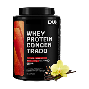 DUX WHEY PROTEIN CONCENTRADO 900G - BAUNILHA
