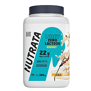 NUT WHEY ZERO LACTOSE BAUNILHA 900GR