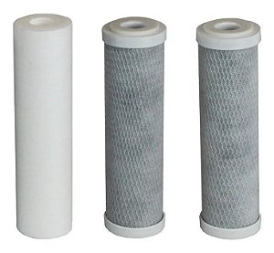 REFIL FILTRO TRIPLO para REGA baixo TDS - EC - Ppm
