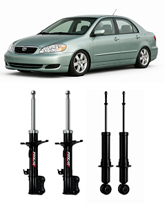 Amortecedor Preparado para Toyota Corolla 2003 a 2008