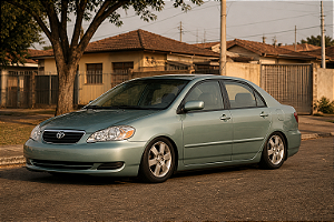 Amortecedor Preparado para Toyota Corolla 2003 a 2008