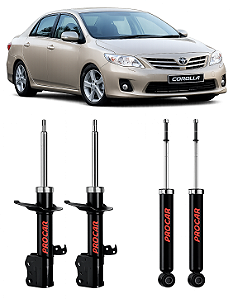 Amortecedor Preparado para Toyota Corolla 2008 a 2013