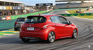 Amortecedor Preparado para 208 Trackday/Hotlap