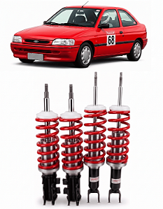 Kit Suspensão Rosca Slim Escort Europeu Sapão