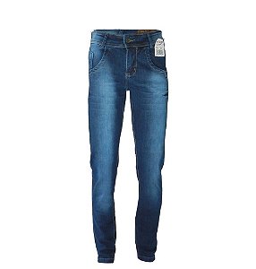 Calça Jeans Masculina Lycra Lavada Azul Clara - Desafio Jeans - [VAREJO]
