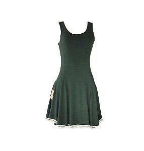 VESTIDO CURTO CINTURA FINA SEM MANGA - Estágio Moda - [ATACADO 6 UNIDADES]
