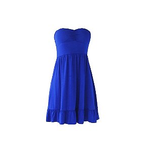 VESTIDO CURTO TOMARA QUE CAIA - Estágio Moda - [ATACADO 6 UNIDADES]