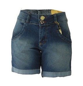 Bermuda Jeans Feminina Tradicional Plus Size - Preferencial Jeans - [ATACADO 5 UNIDADES]