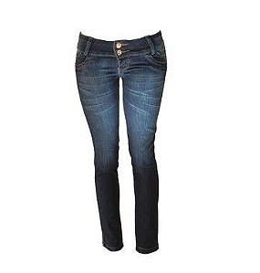 Calça Jeans Lycra Feminina Cintura Baixa - Desafio Jeans - [ATACADO 5 UNIDADES]