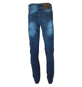 Calça Jeans Masculina Lycra Lavada Azul Clara - Desafio Jeans - [ATACADO 5 UNIDADES]