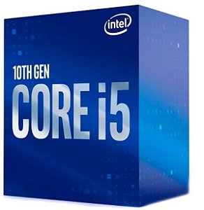 Processador intel core i5-10400, 6-core, 12-threads, 2.9ghz (4.3ghz turbo), cache 12mb, LGA1200, bx8070110400