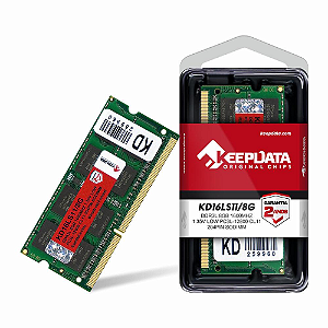 Memória RAM DDR3L KEEPDATA 8GB 1600MHz (Notebook)
