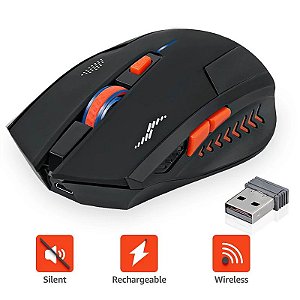 Mouse Sem Fio Recarregável 2.4G