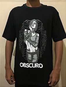Camiseta OBSCURO Dark Girl Preta