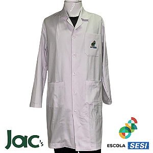 Jaleco Masculino 100% algodão - Uniforme Oficial Escola Sesi