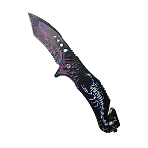 Canivete semi-automático temático Escorpião