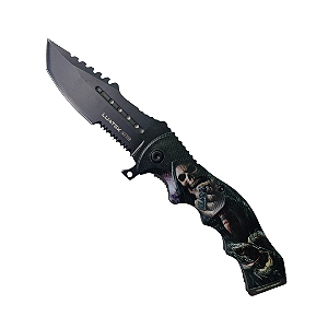 Canivete Semi-Automático temático esqueleto