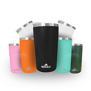 Copo térmico com Tampa 420ml Makalu - Cores