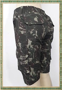 Calça/ Bermuda Cargo, militar infantil/ Juvenil