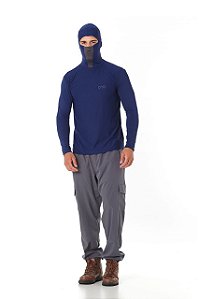 CAMISETA NINJA UV50+ REPELENTE A INSETO MARINHO