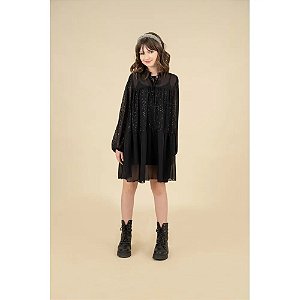 Vestido tule estampa de estrelas | Collie