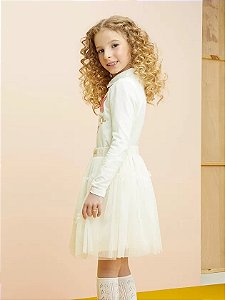 Saia de tule off white | Momi
