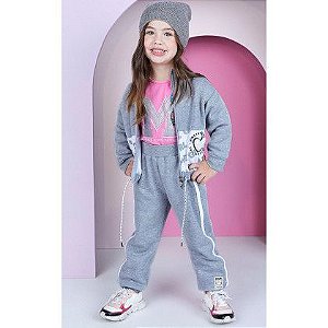 Conjunto Casaco/Calça Mescla - Momi