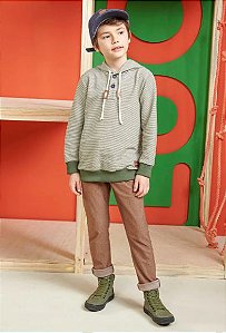 Conjunto de blusão e calça | Luc.boo