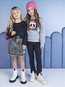 Conjunto cinza e preto panda | Momi