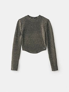 Blusa de lurex dourado | Iam Authoria