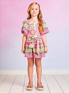 Conjunto de flores com laço | Momi
