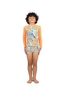 Conjunto blusa proteção avião | Siri Kids