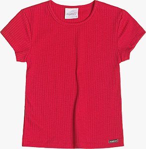 Blusa básica canelada preppy | Animê
