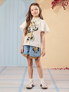 Camisa off white da Minnie Mouse | Animê
