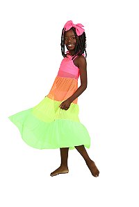 Vestido praia tule | Siri Kids 39120