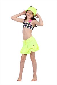 Saia kids com ajuste neon | Siri Kids