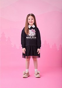 Vestido da Hello Kitty com Strass  | Momi