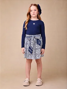 Conjunto estampado com laço | Animê