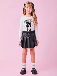 Conjunto preto com laço | Momi