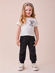 Conjunto com patch ursinho | Momi