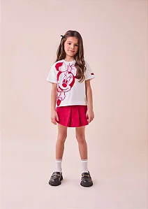 Short saia de veludo cotelê | Animê