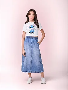 Baby tee off white do Stitch | Iam Authoria