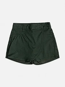 Short saia verde de sarja | Iam Authoria