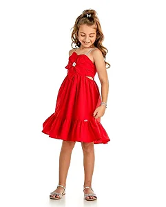 Vestido celebrar vermelho | Gabriela Aquerela
