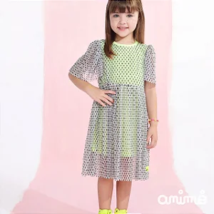 Vestido poa verde neon | Animê