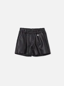 Short fake leather com pingente | Animê
